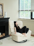 CH058 - Baxt*r First Class Rocking Chair: Feather-filled, Nursery, Reading, Swivel