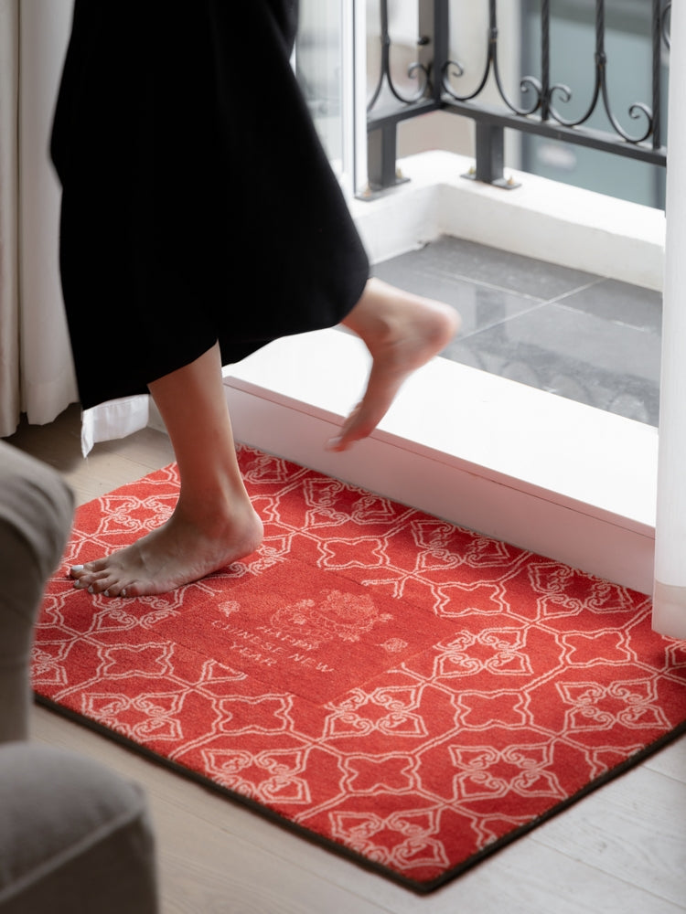 CP147 - Welcoming the New Year "Dragon Soars for Good Luck" Auspicious Living Room Bedside Blanket Entrance Mat