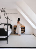CP110 - Texture Alginate 2.0! Ritz Black and White Micro Waterproof Carpet Living Room Mat Large Area Full Coverage