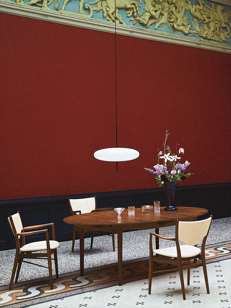 YA023 (Table) - Italian White Waxwood Dining Table / Work Table Integrated Multi-person Living Room Dining Room Long Table New Chinese Dining Table
