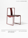 CH110 - "Clouds and Mist Chair" - Leather Cushion, Chinoseries