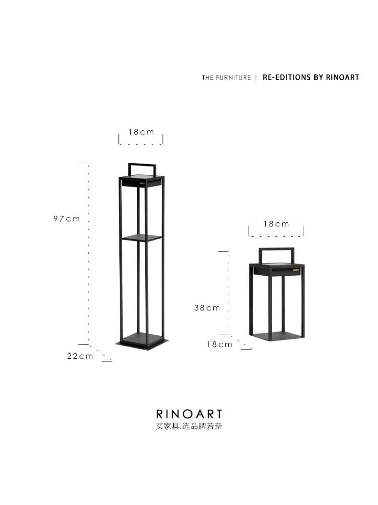LA041 (Set) - Solar-powered! "Downton Abbey Outdoor Garden Lamp" Wireless Charging Portable Lamp Floor Lamp