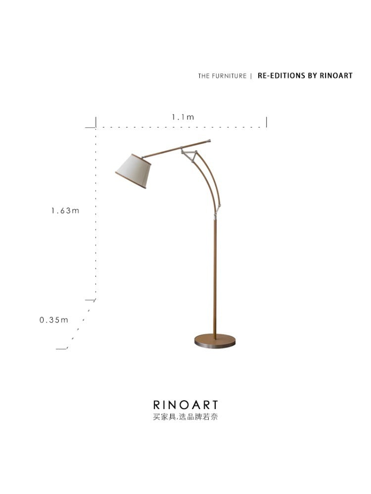 LA002 - Modern Nordic ins Simple H Floor Lamp Adjustable Living Room Sofa Study Bedside Standing Lamp Creative Table Lamp