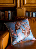 BD047 (Single) - Rhino Life Rare Color H Silk Playful Tiger Sofa Waist Pillow: Silk Feel