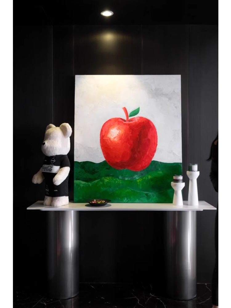 AH137 - New York Inspirational Hand-Painted Oil "Peaceful Fruit" Wall Art