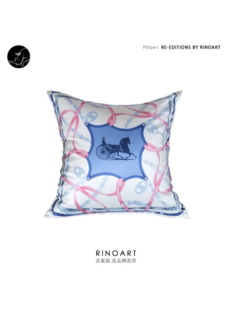 BD062 - Rare Color "Triumphant Ribbon" Silk Pillow