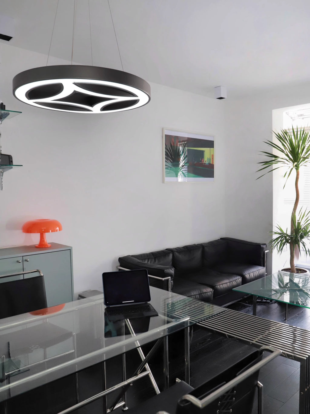 LH006 - Floating "Old Bronze Coins" Dimmable Adjustable Height / Modern Ceiling Lamp Simple Living Room UFO Pendant Lamp