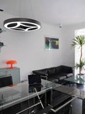 LH006 - Floating "Old Bronze Coins" Dimmable Adjustable Height / Modern Ceiling Lamp Simple Living Room UFO Pendant Lamp