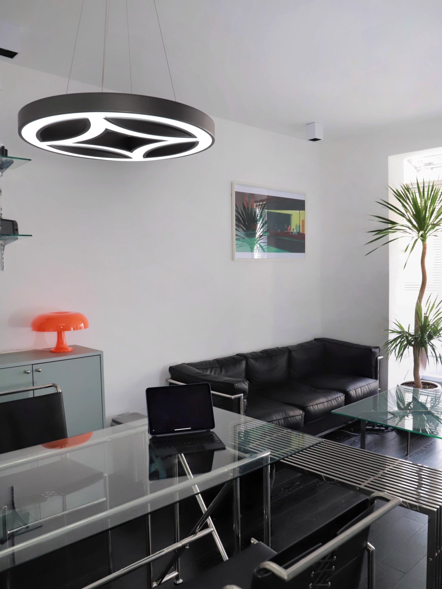 LH006 - Floating "Old Bronze Coins" Dimmable Adjustable Height / Modern Ceiling Lamp Simple Living Room UFO Pendant Lamp