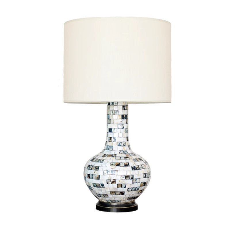 LA006 - "Nay Mermaid Lamp" Natural Mother-of-Pearl Handmade Table Lamp Bedside Lamp Up and Down Bright Artifacts Niche