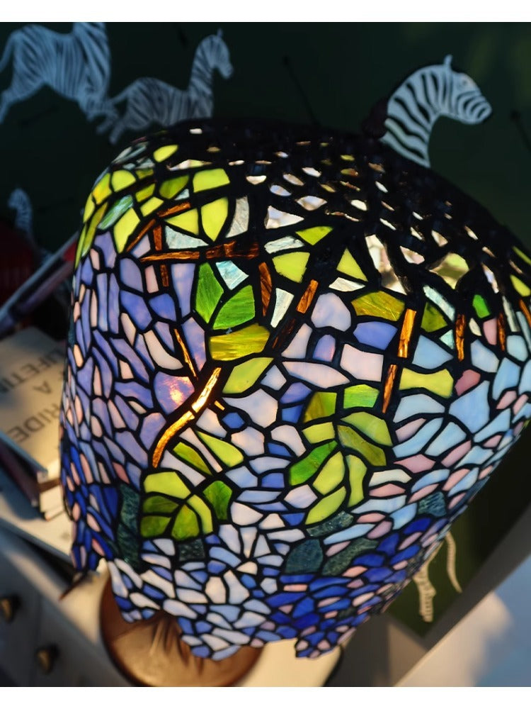 LA001 (Table) - Collection! Vintage Tiffany Full Replica Handmade Glass Art Table Lamp Tiffa*y&Co.1919 Bedside Lamp