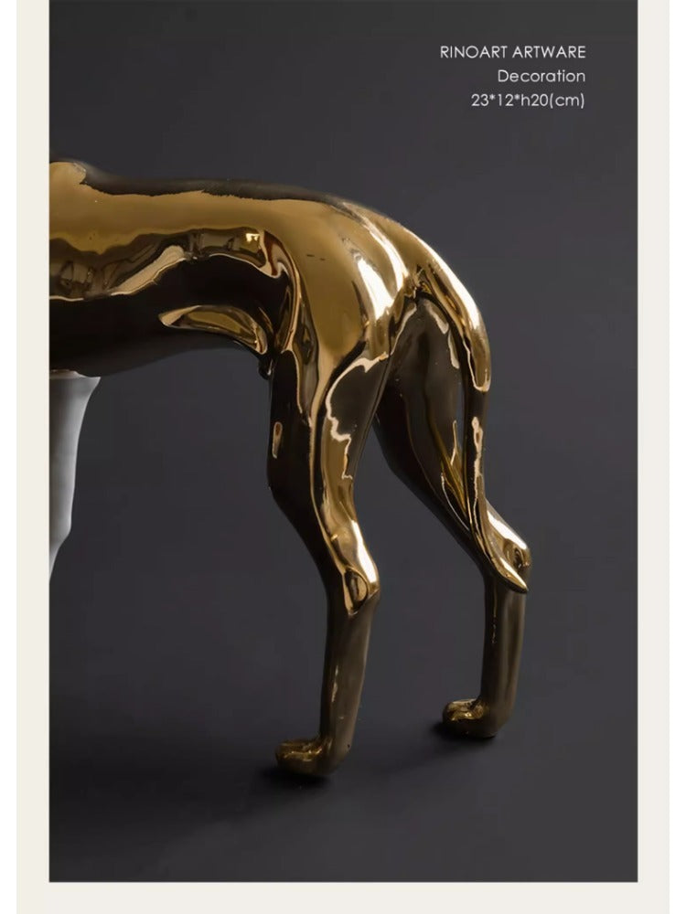 DC132 - Willir@ye brass handmade forging "Fortune Dog" living room foyer fortune item desk artwork