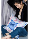 BD062 - Rare Color "Triumphant Ribbon" Silk Pillow