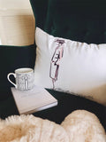 BD005 - Elegant Mademoiselle Lady Soft Silky Cushion: Living Room Sofa